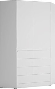 Skriňa rohová 2d  Flexi Flxs03 Biela Alpin/Billbergia