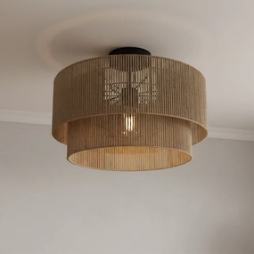 Toolight Toolight, závesné svietidlo 46cm, 1xE27, APP1838-1F, hnedá, OSW-01669