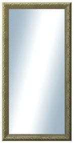 DANTIK - Zrkadlo v rámu, rozmer s rámom 50x100 cm z lišty HONEST Au vysoká malá (3153)
