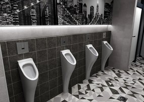 Sapho Sapho, Automatický splachovač pre urinál 6V (4xAA), nerez lesk, PS006