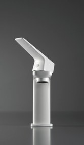 Deante Blur, umývadlová batéria h-157, biela matná, DEA-BQL_A20M