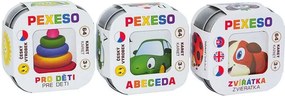 Detské hry PEXESO súprava 3 ks