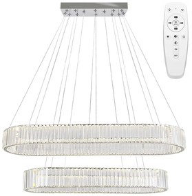 Toolight Toolight, LED stropné svietidlo 100x39 cm, 72W, APP1546-CP2, chrómová, OSW-05475