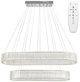 Toolight Toolight, LED stropné svietidlo 100x39 cm, 72W, APP1546-CP2, chrómová, OSW-05475