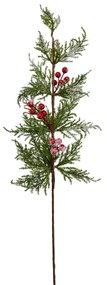 Zimná vetvička s bobuľkami, 75 cm