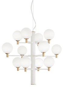 Závesné svietidlo Ideal lux 197302 COPERNICO SP12 BIANCO 12xG9 40W biela