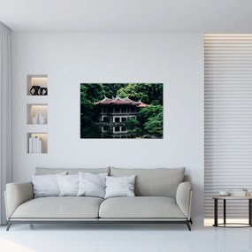 Obraz z japonskej národnej záhrady (90x60 cm)