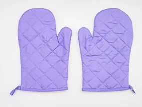 Sada 2 fialových chňapiek s magnetom LAVANDE BLOOM