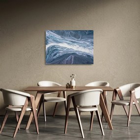 Sklenený obraz abstrakcie (70x50 cm)