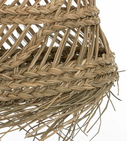 Slamená závesná lampa LAHYS