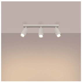 Krémovobiele bodové svietidlo 6x45 cm Etna – Sollux