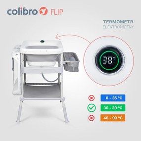 Detský skladací prebaľovací pult s vaničkou Colibro FLIP