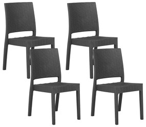 Set 4ks. stoličiek Fossil (grafit). Vlastná spoľahlivá doprava až k Vám domov. 1011529