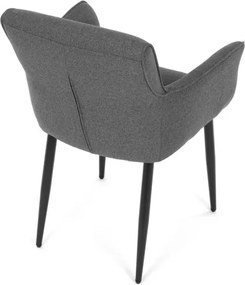 Jedálenská stolička sivá DCH-J2159 GREY2