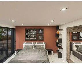 LED Podhľadové svietidlo LED/6W/230V 3000K 8,5x8,5 cm čierna