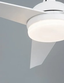Stropný ventilátor Flow 15.2 biele s diaľkovým ovládaním