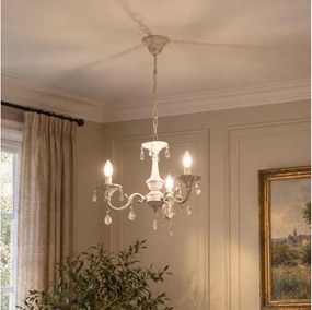 BRILAGI - Luster na reťazi CLASSIC 3xE14/10W/230V krémová/patina