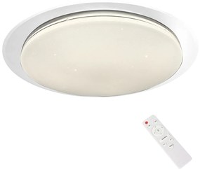 Stropné LED svietidlo Ontario, 1x LED 24w, 3000-6000k, w, s ovládačom