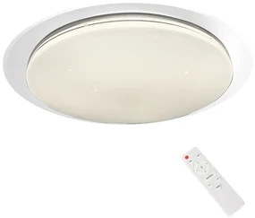 Stropné LED svietidlo Ontario, 1x LED 24w, 3000-6000k, w, s ovládačom