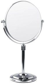 Kozmetické zrkadlo ø 20 cm strieborné AVEYRON Beliani