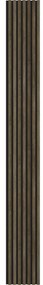 Mexen Lam-F, akustické stenové lamely 275 × 31,5 cm, filc 6 mm, dub espresso, S105-275317-2812-065