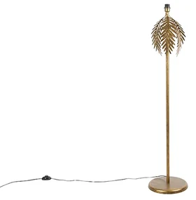 Vintage stojaca lampa zlatá 145 cm - Botanica
