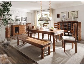 furniture-nabytek.cz - Jídelní stůl 150x90 + 6 židlí Merlin I