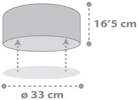 Dalber 82216B - Detské stropné svietidlo STAR LIGHT 2xE27/60W/230V biela