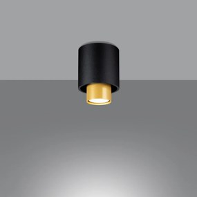 Sollux Lighting Stropné svietidlo NESI čierne