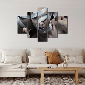 Obraz ženy so stuhou (150x105 cm)