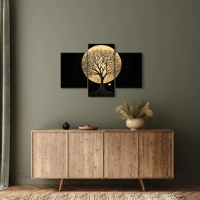 Obraz – Strom v zlatom splne I. (90x60 cm)