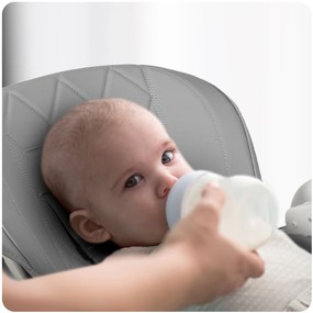 Detská jedálenská stolička Nukido Elite sivá