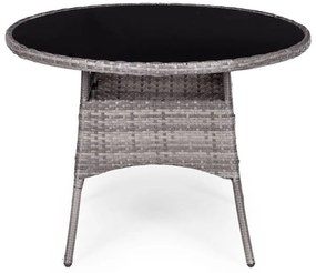 ZÁHRADNÝ SET ODILE 4 x KRESLO + OKRÚHLY STÔL