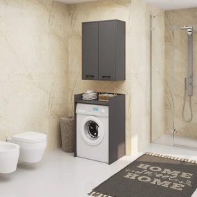 Kúpeľňová skrinka FIN H934 W64 2D grafitová