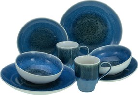 XXXLutz KOMBINOVANÝ SERVIS CALDERA BLAU 8-dielne Creatable - Online Only bytové doplnky - 007768133601