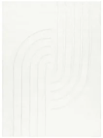 Koberec CURVY Curves 11 biely
