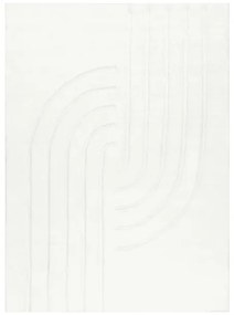 Koberec CURVY Curves 11 biely