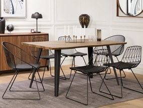 Set 2ks. jedálenských stoličiek Harlem (čierna). Akcia -40%. Vlastná spoľahlivá doprava až k Vám domov. 1009953