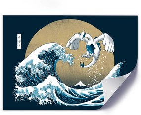Gario Plagát Tsunami - japonský motív Farba rámu: Bez rámu, Veľkosť: 45 x 30 cm