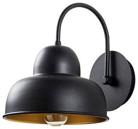 Čierne nástenné svietidlo Berceste – Opviq lights
