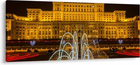 Obraz - Palác parlamentu, Bukurešť Rumunsko (120x50 cm)