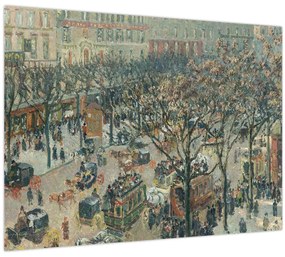 Obraz - Camille Pissarro, Boulevard des Italiens, Morning, Sunlight, reprodukcia (70x50 cm)