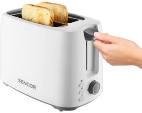 Sencor - Hriankovač s dvomi otvormi 750W/230V biela