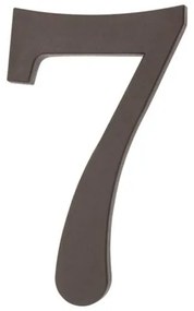 PSG 64.127 - plastová 3D číslica 7, číslo na dom, výška 180 mm, hnedá