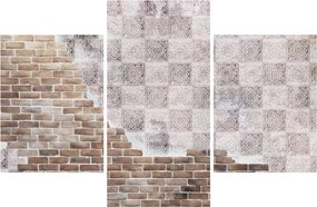 Obraz - Tehlový múr (90x60 cm)