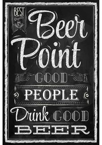 Ceduľa Beer Point Good People Drink Good Beer