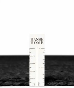 Hanse Home, Kusový koberec Jute Braided 106322 Black kruh, 140x140 (priemer) kruh, čierna, chodba / predsieň