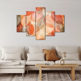 Obraz maľovaného jesenného lístia (150x105 cm)