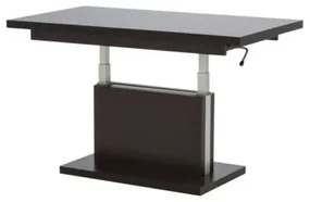 Rozkladací a zdvíhací konferenčný stolík wenge LUX
