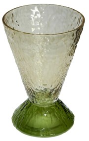 Hübsch Sklenená váza Abyss Dark Green/Brown